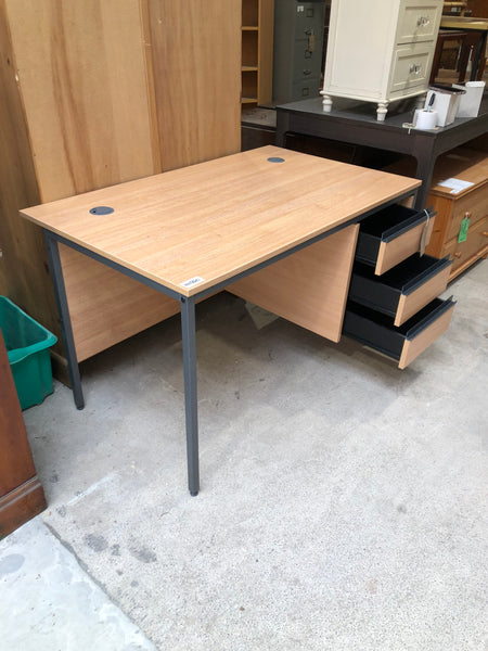 Office Desk with Locking Drawers