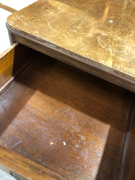 Pair of Art Deco Burr Walnut Bedside Tables