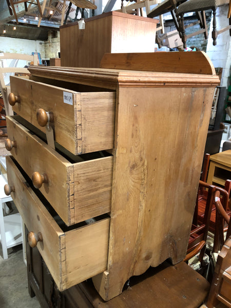 Antique Rustic Pine Chest of Drawers