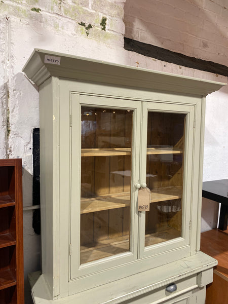 Rustic Pine Painted Dresser with Glazed Top