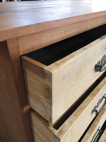 Rustic Pine Chest of Drawers
