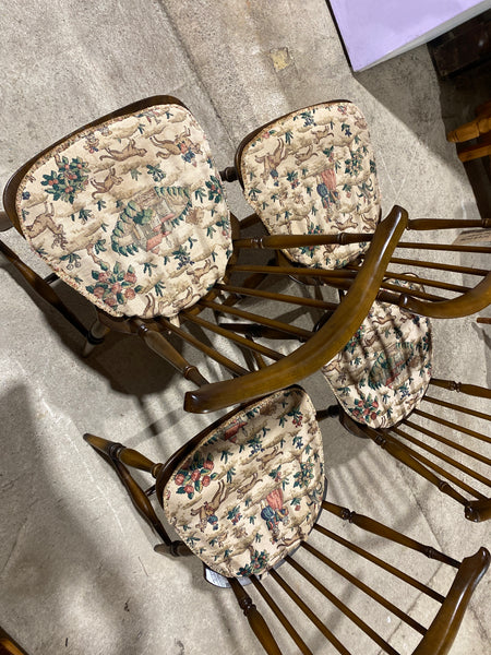 Four Ercol Windsor Dining Chairs