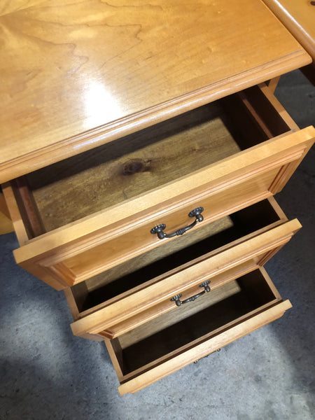 Six Drawer Pedestal Desk