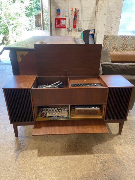 Mid Century Radiography Sideboard with cassette & turntable