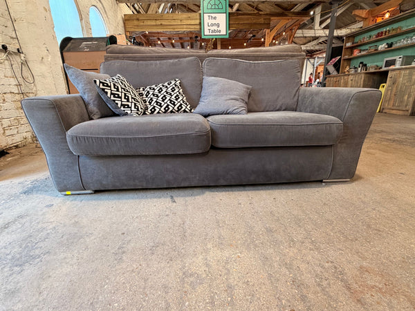 Large Two Seat Grey Sofa