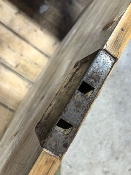 Waxed Victorian Pine Blanket Box
