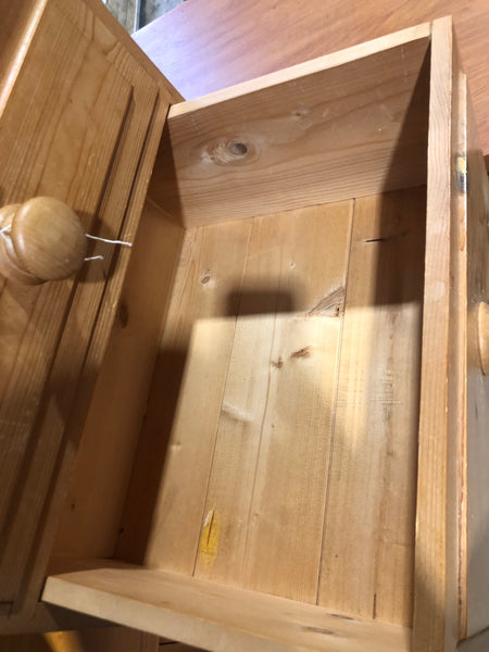 Solid Pine Slim Tallboy Chest of 6 Drawers