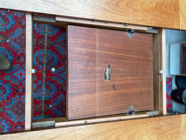 Mid Century Nathan Teak Extending Dining Table
