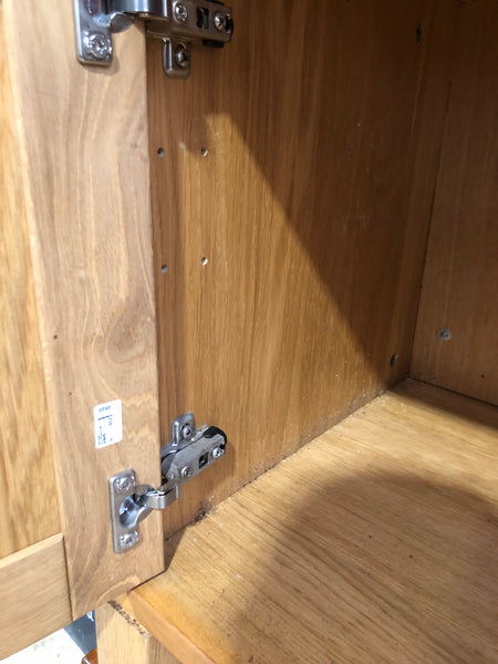 Oak Veneer Storage Cupboard