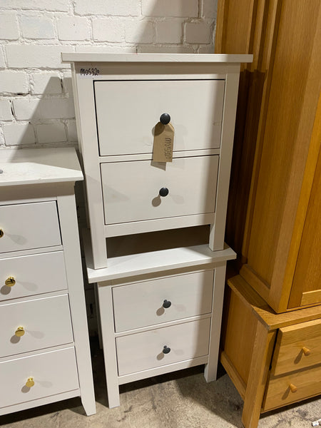 Pair of White Bedside Tables