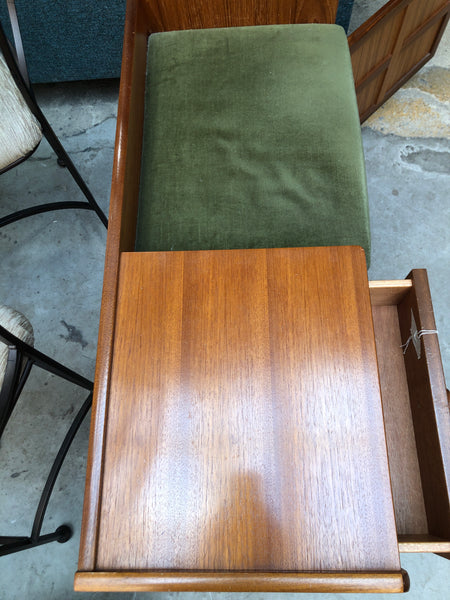 Mid Century Nathan Teak Telephone Seat