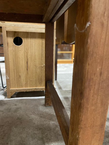 Oak Heavy Duty Industrial Style Desk