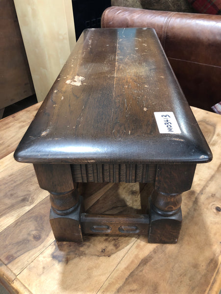 Priory Old Charm Dark Wood Bench - GHC