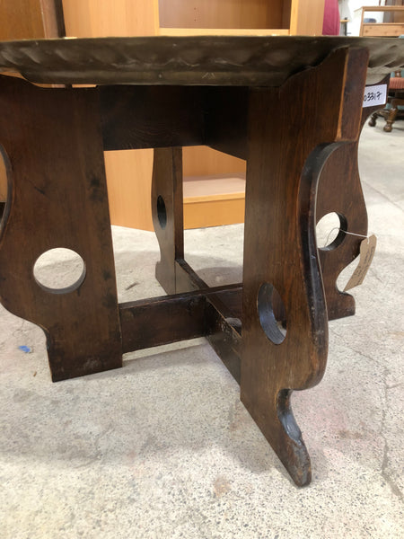 Eastern Brass Tray Topped Table