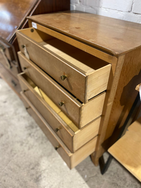 GHC - Vintage Oak Lebus Chest of Drawers