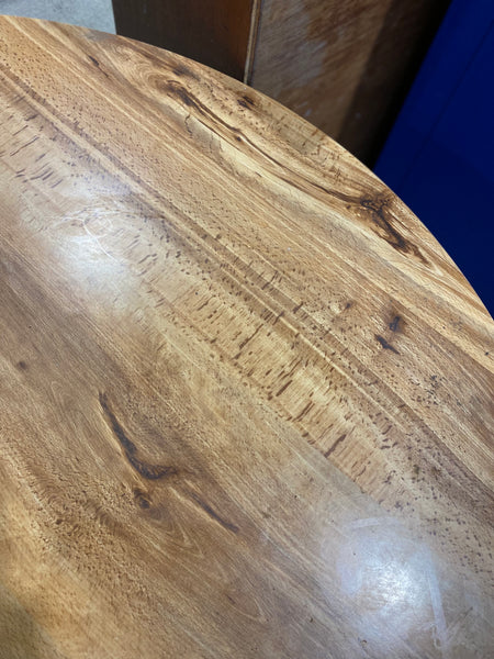 Round Wood Effect Dining Table