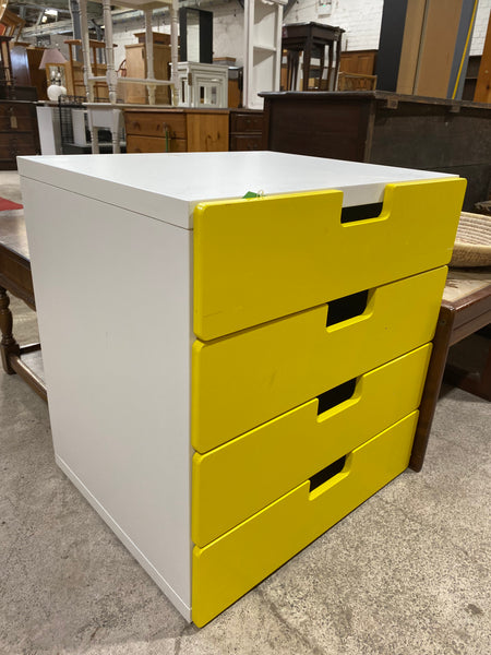 REF - White IKEA Chest of Drawers