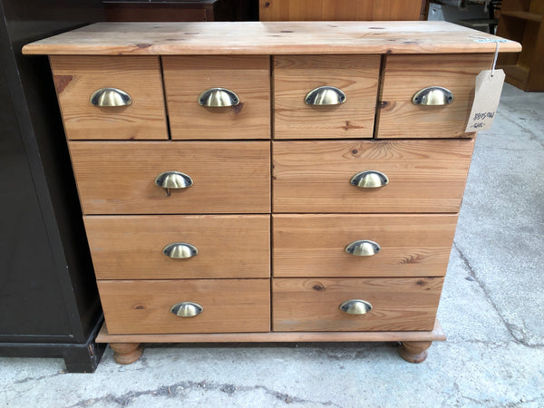 GHC - Pine Chest of 10 Drawers