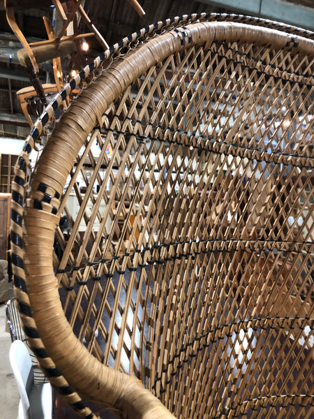 Vintage Wicker Peacock Chair