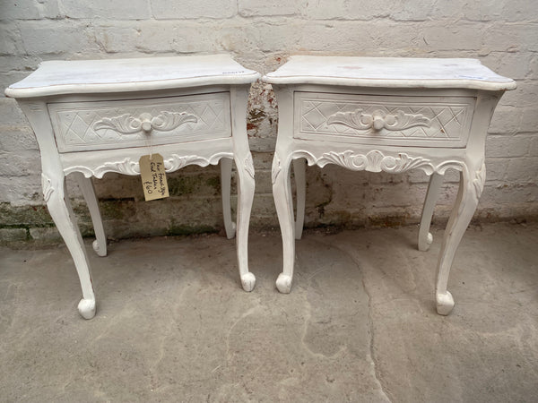 Pair of French Style End Tables