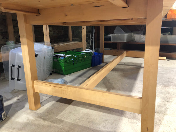 Large Pine Extendable Table