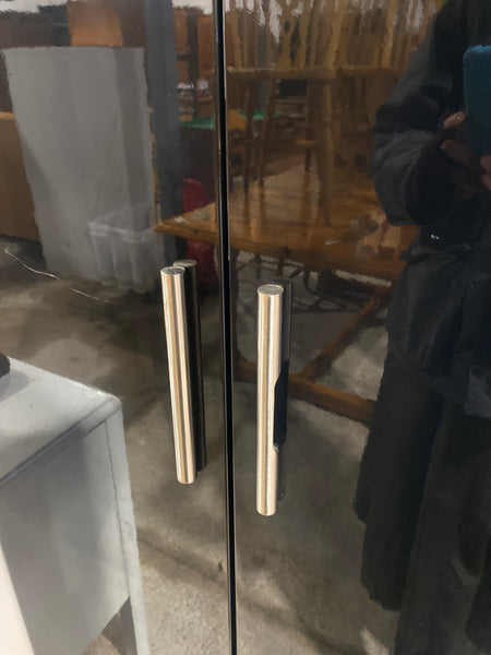 Black Gloss Double Wardrobe