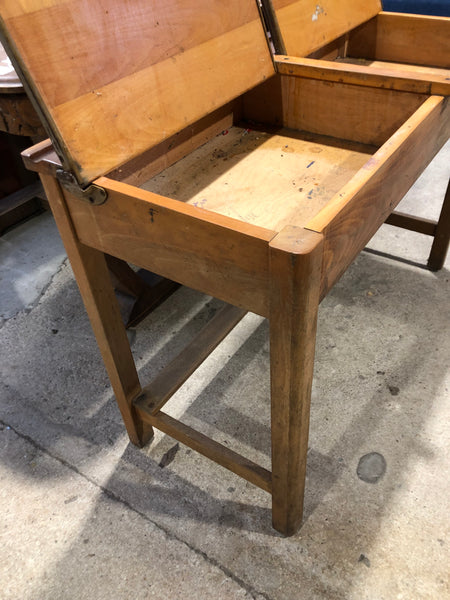 GHC - Vintage Double School Desk