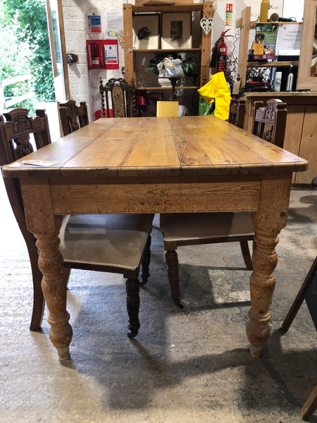 Large Pine Farmhouse Kitchen Table