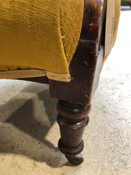 GHC - Antique Fireside Mustard Chair