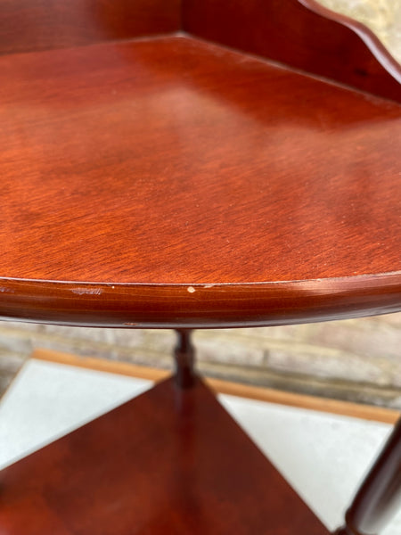 Small Mahogany Corner Table GHC