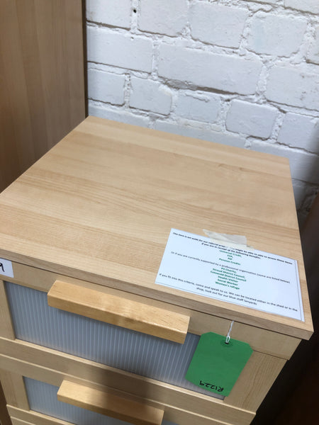 REF - Slim Tallboy Chest of 5 Drawers