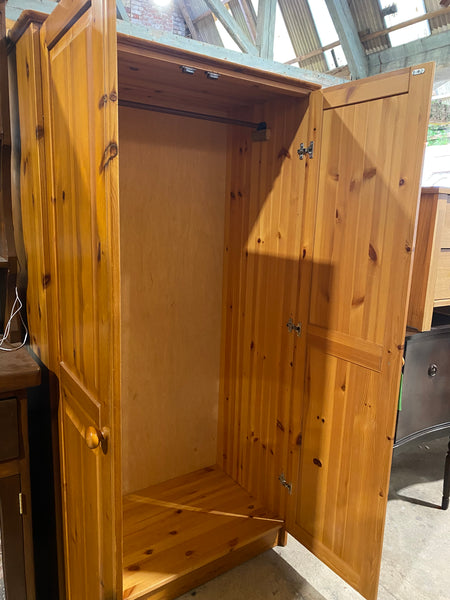REF - Pine Double Wardrobe