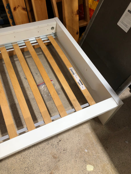 IKEA White Single Bedframe