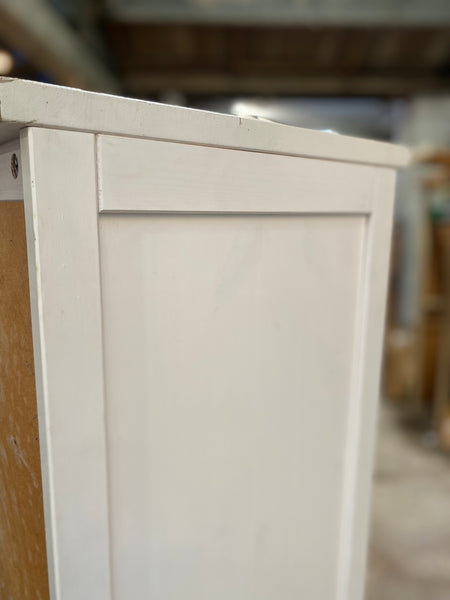 Tall White Bookcase