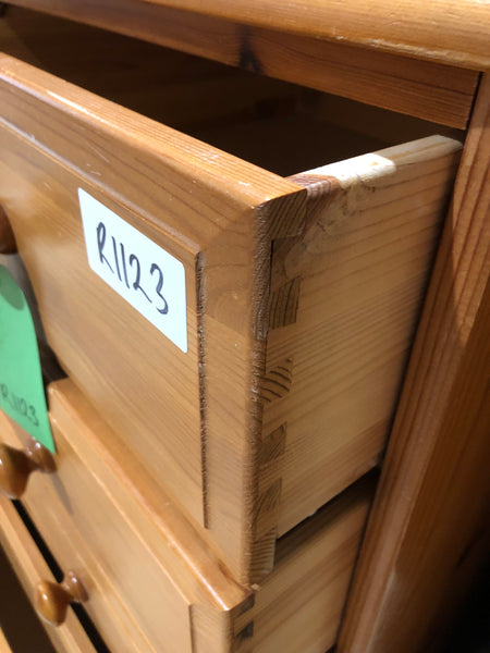 REF - Pine Tallboy Chest of Drawers