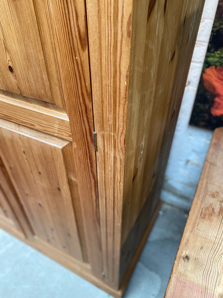 Large Solid Pine Double Wardrobe