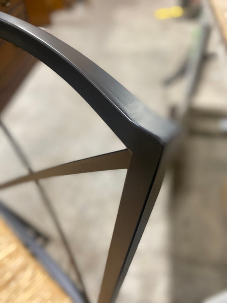 Glass & Metal Dining Table & 4 Chairs