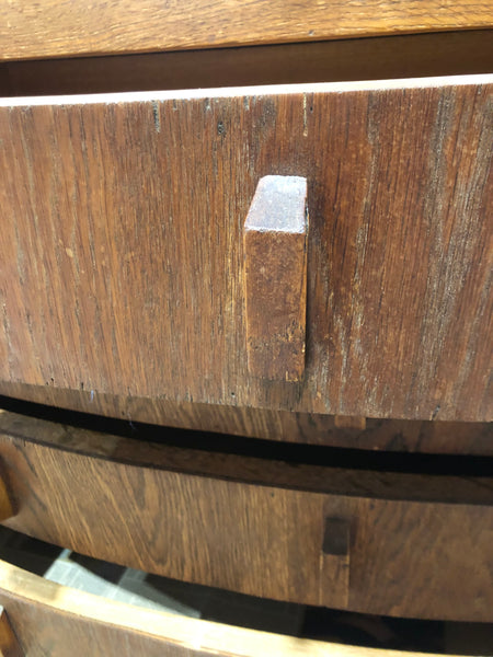 Mid Century Veneer Chest of Drawers