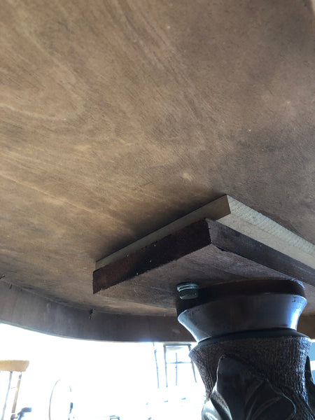 GHC Carved Detail Pedestal Coffee Table
