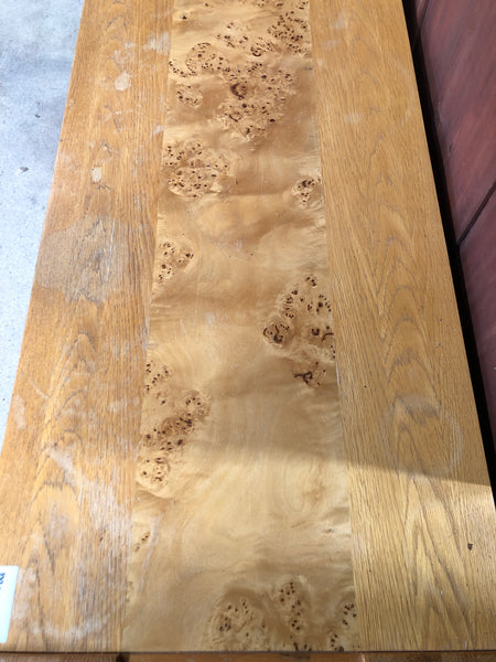 Burr Elm & Oak Compact Sideboard