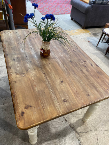Pine Farmhouse Kitchen Table