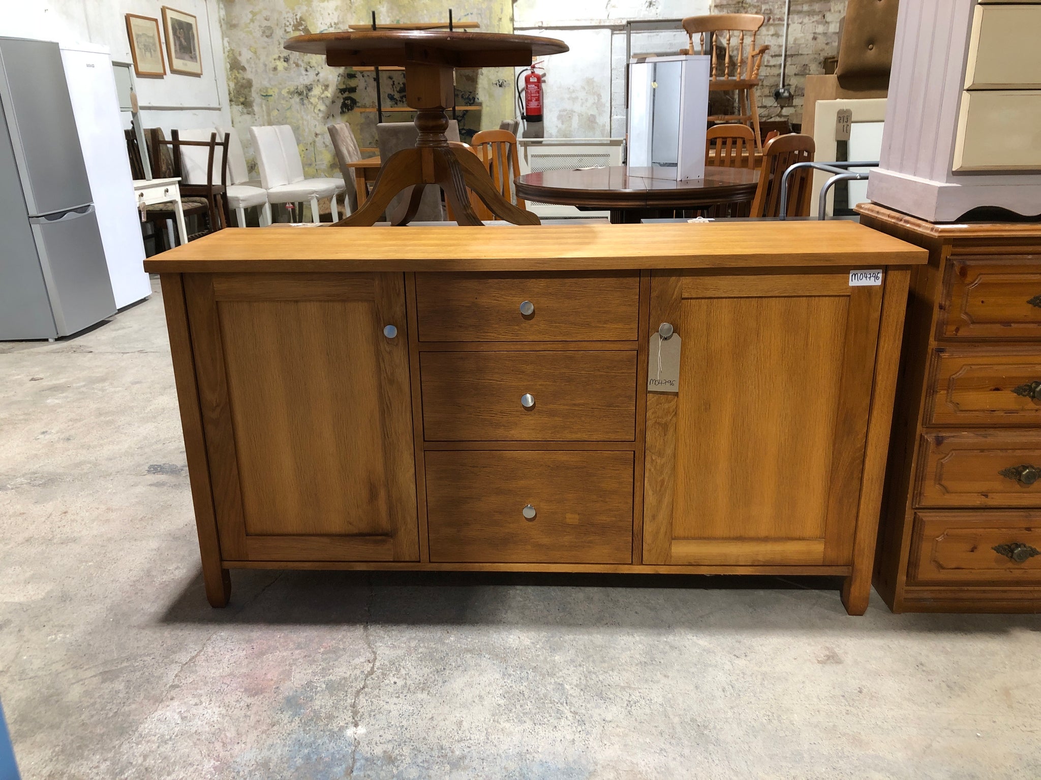 Next Home Oak Veneer Sideboard
