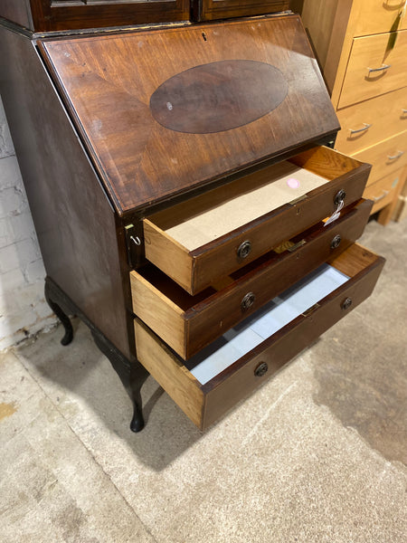 Tall Bureau Display Cabinet