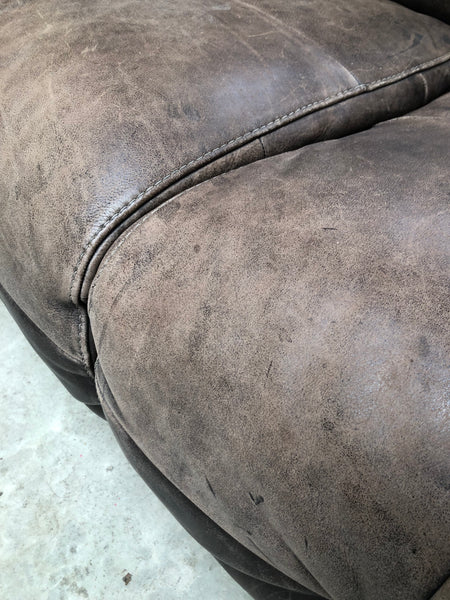 Italian Leather 3 Seater Sofa