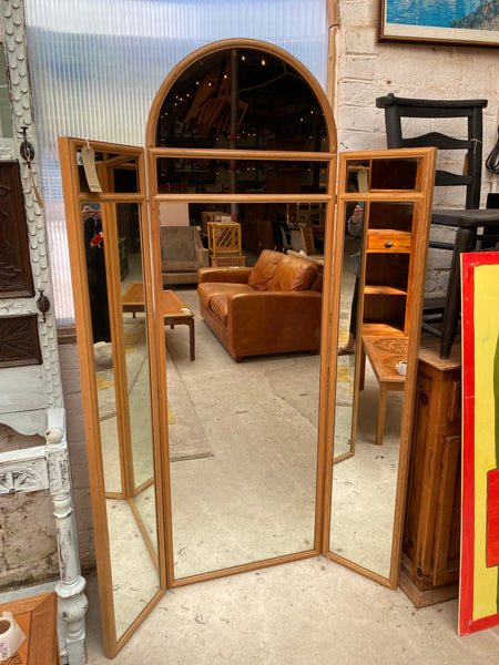 Standing Trifold Mirror