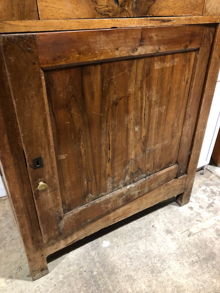 Antique Walnut Linen Cupboard