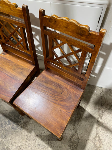 Set of Four Rosewood Dining Chairs