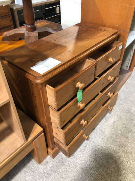 REF - Pine 2 over 3 Chest of Drawers