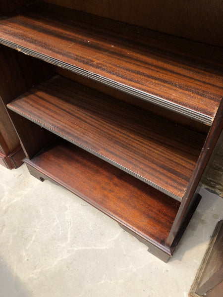 Tall Dark Wooden Bookcase