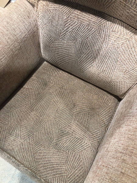 Pink/Beige Armchair Recliner